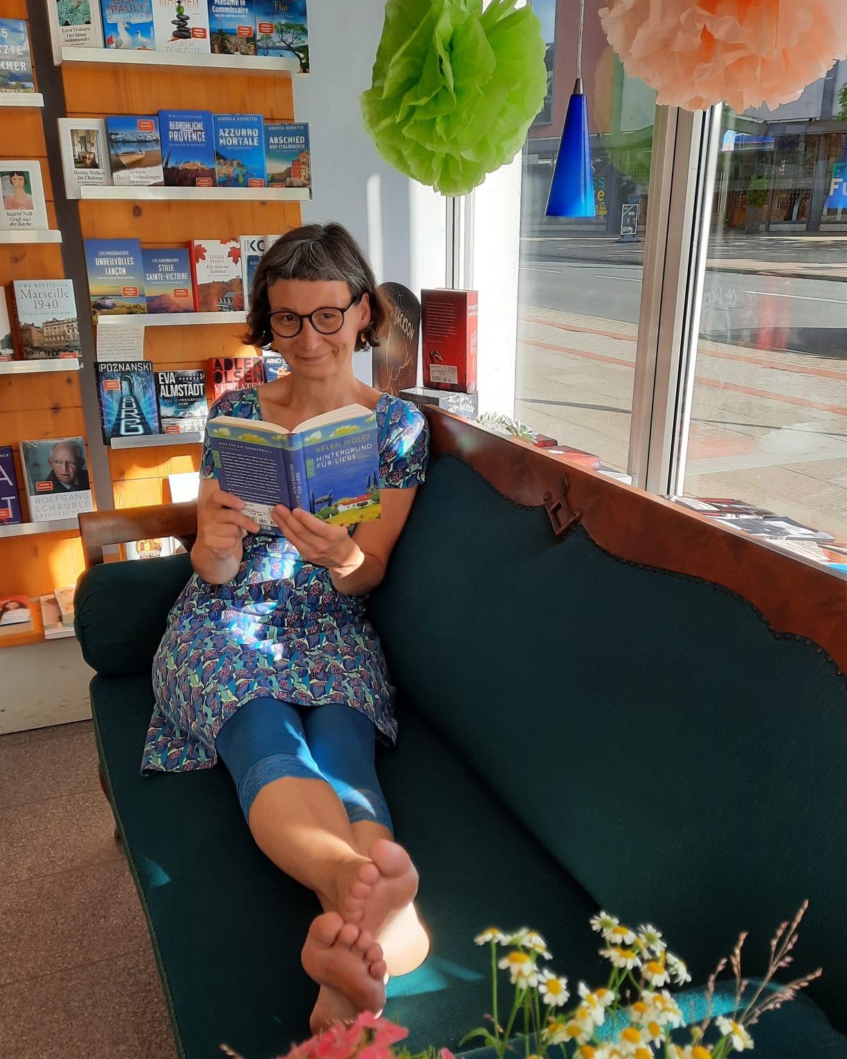 fotografie der buchhandlung fenster zum buch