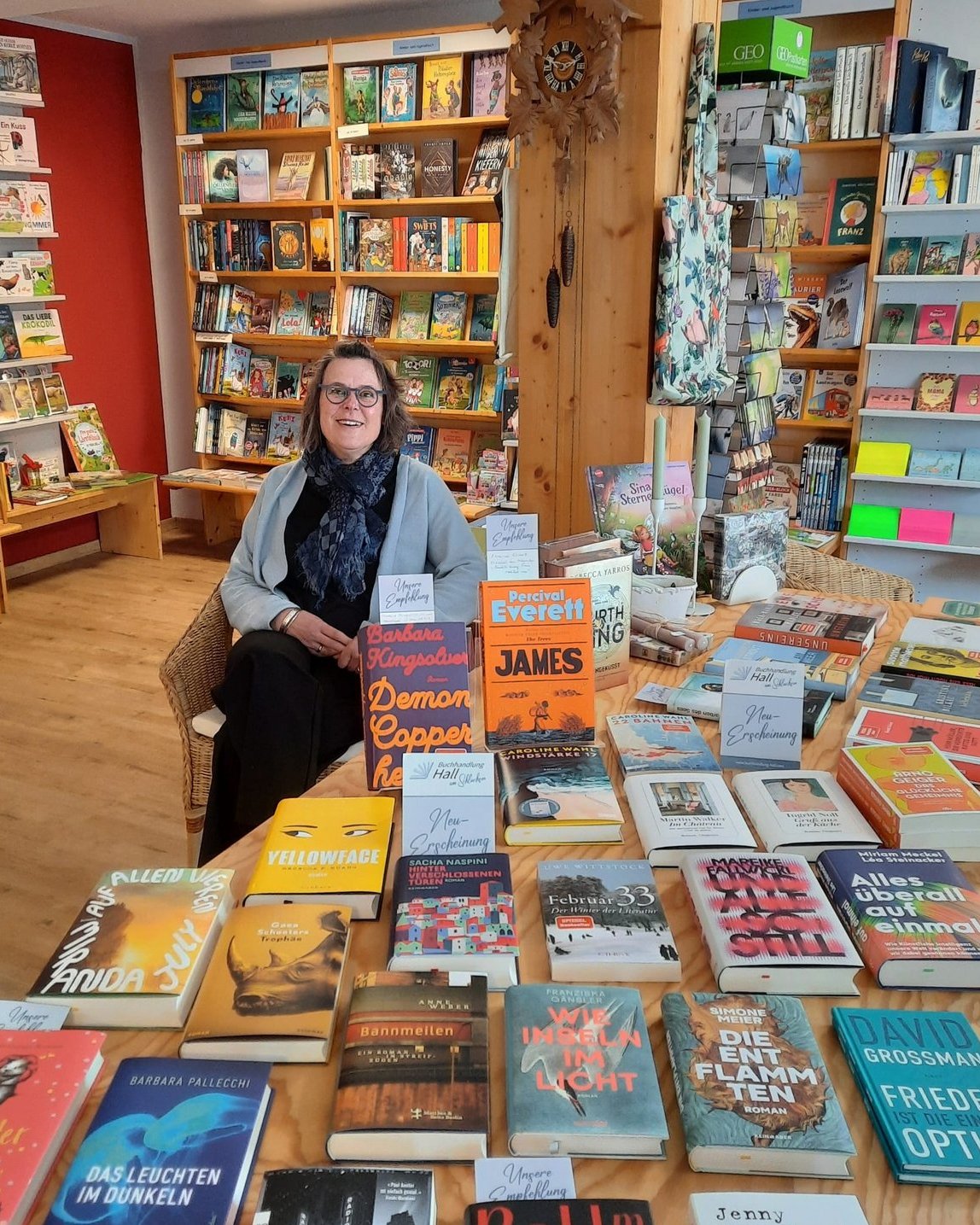 Fotografie-Angelika_Roth in der  Buchhandlung Hall am Schluchsee